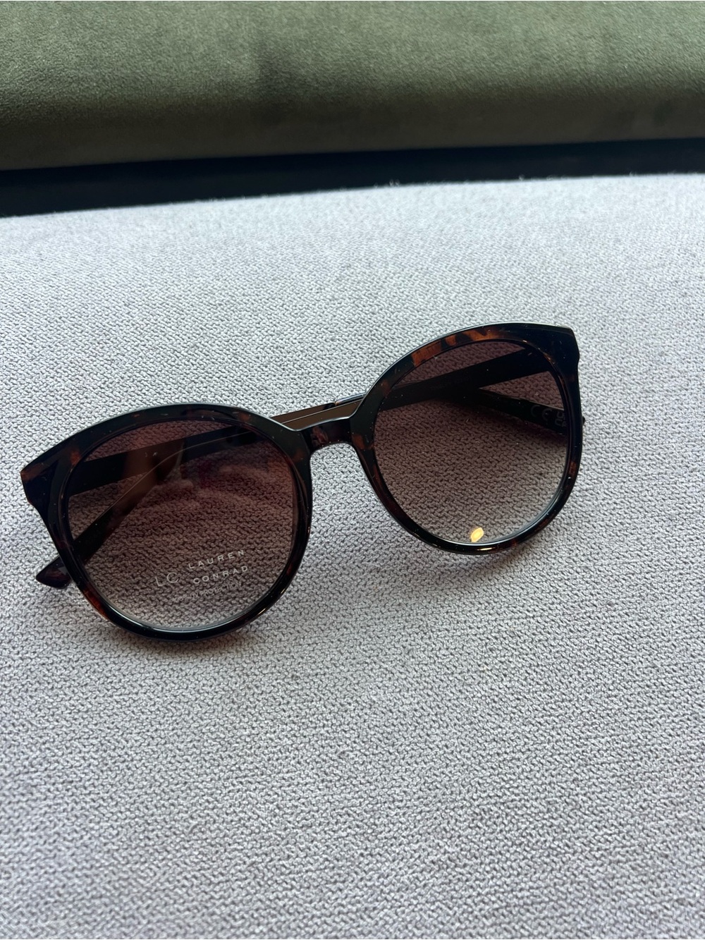 LC Lauren Conrad Tortoiseshell Frame Sunglasses with Brown Lenses